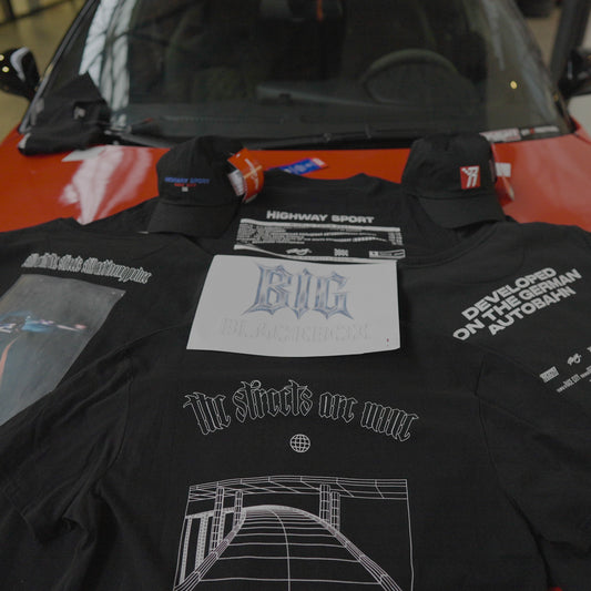 BIG BLACK BOX - 3 Shirts + 3 Sweatshirts + 2 Cap